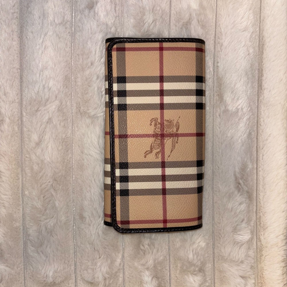 Burberry Checkered Wallet